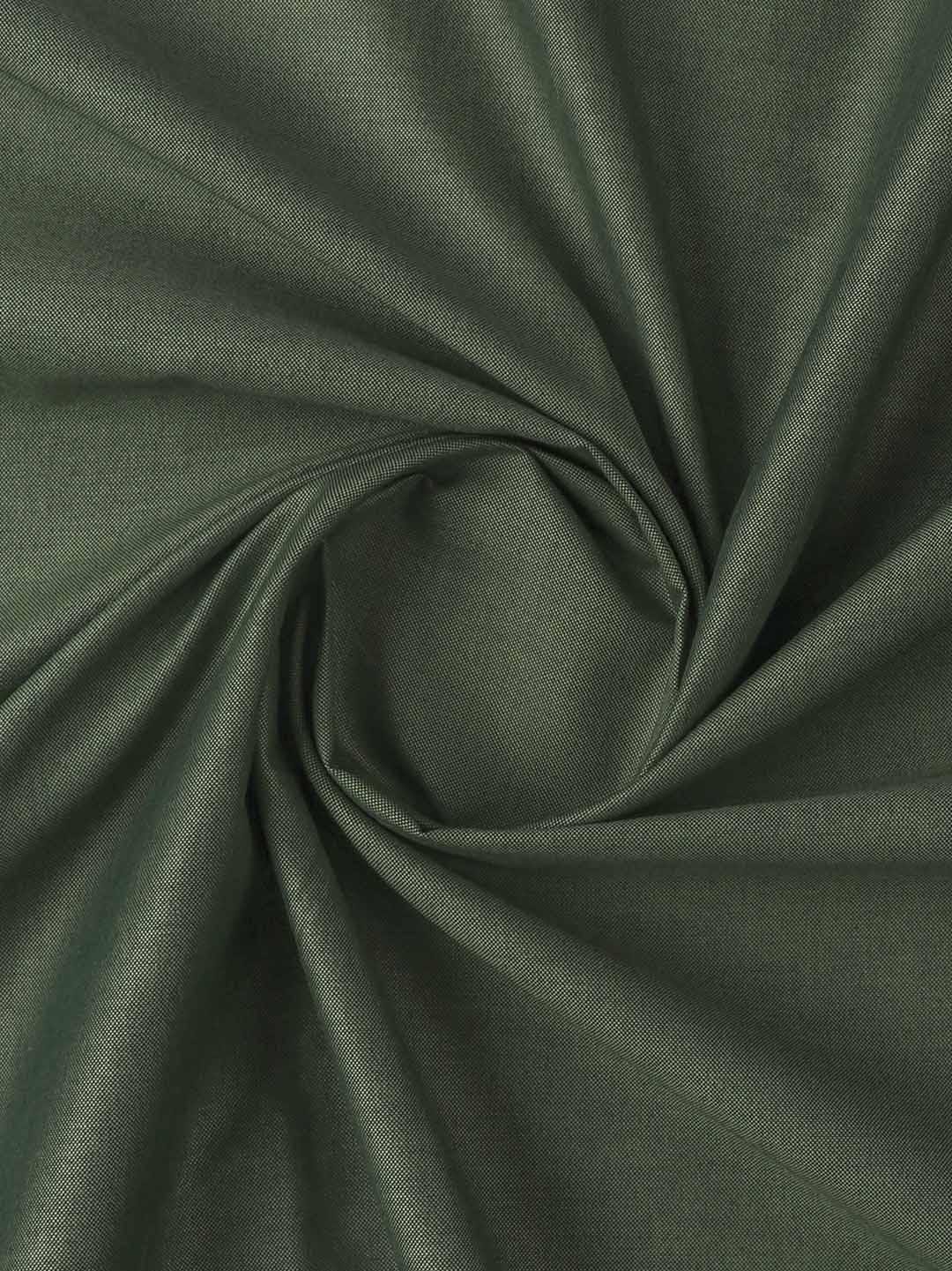 Mens Cotton Rich Plain Dark Green Colour Shirt Fabric Galaxy Art