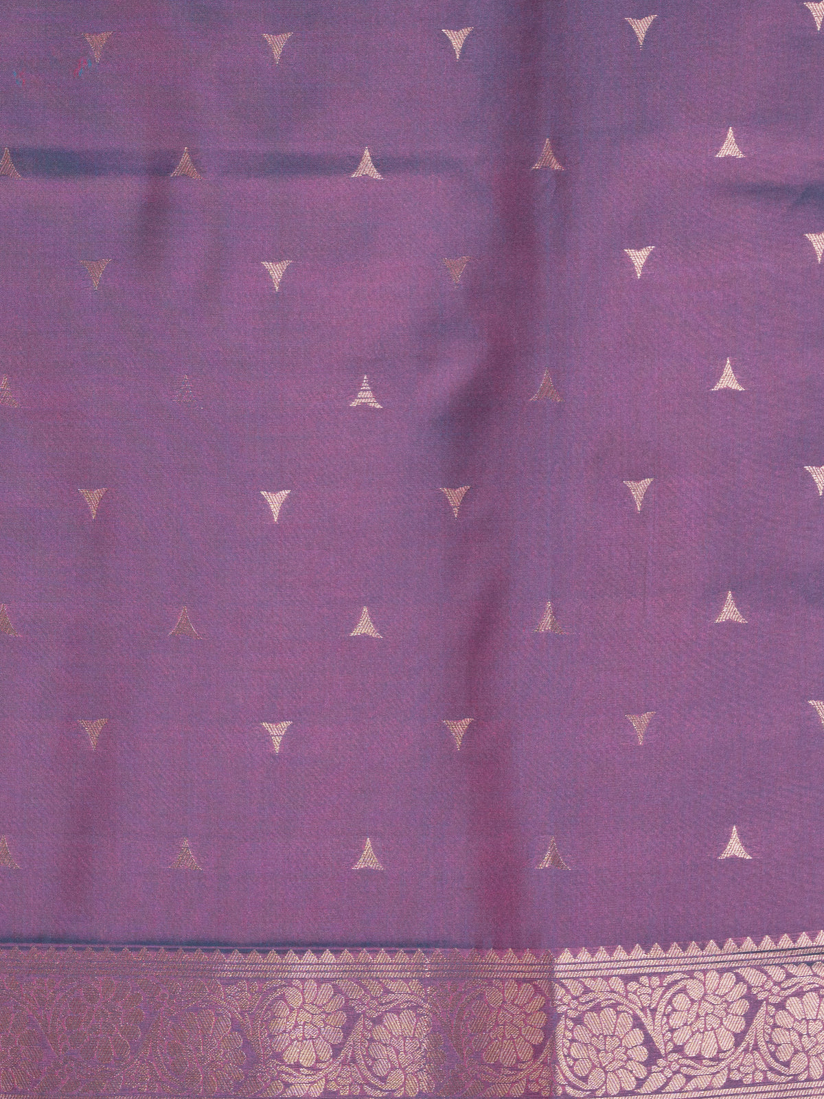Women Soft Silk Pink with Green SS485