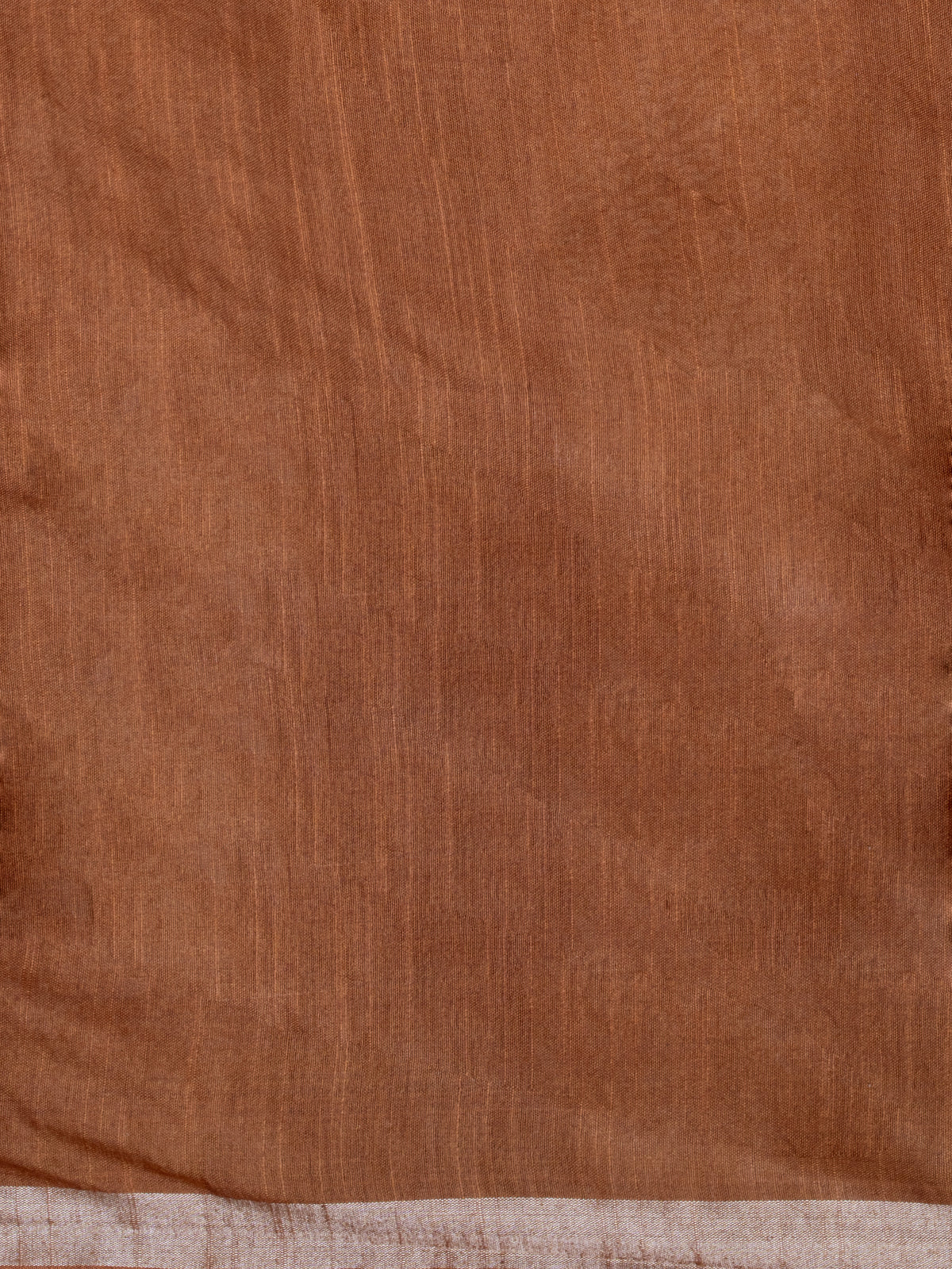 Women Semi Tussar Brown Saree ST373