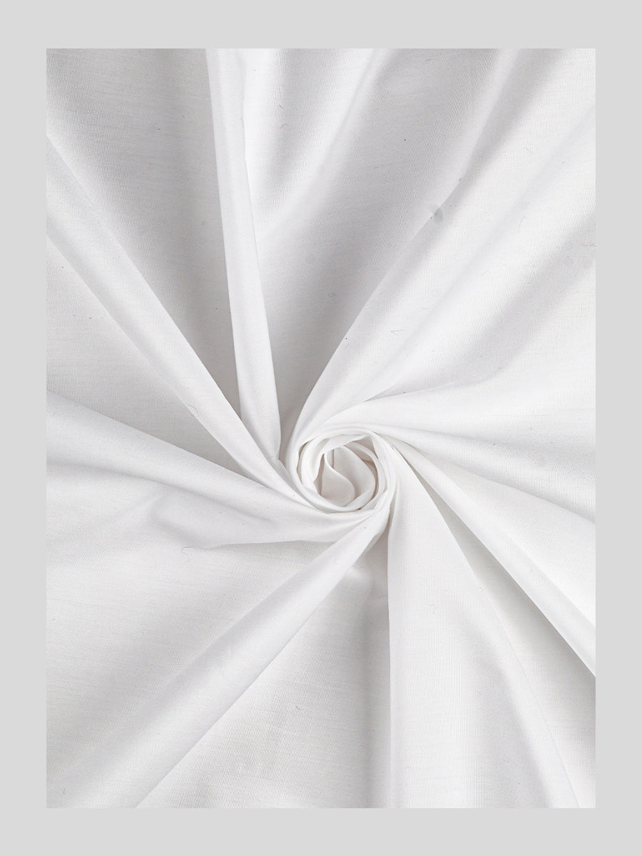 Luxury Cotton White Shirt Fabric Giza Touch 5050-Close view