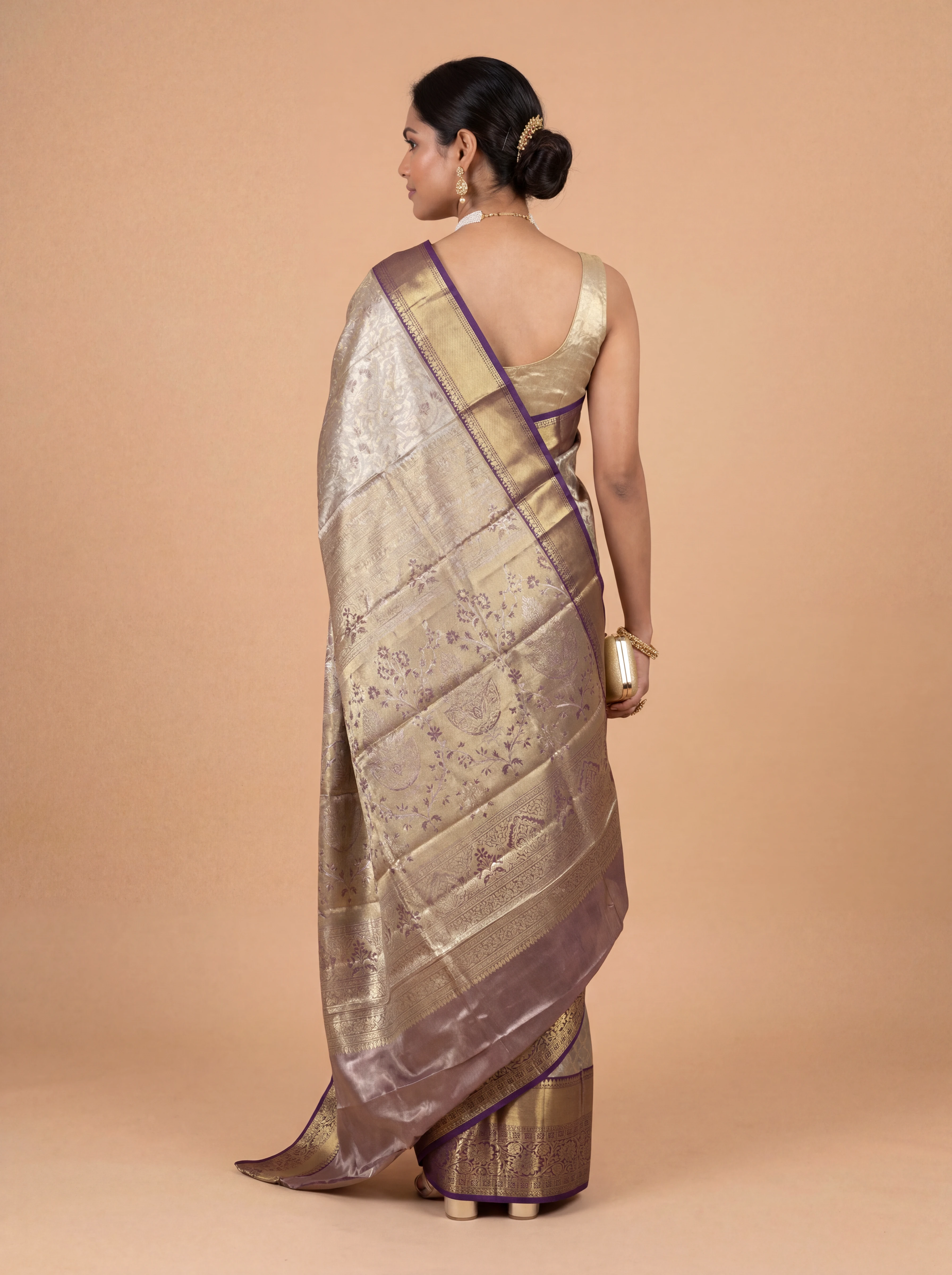 Women Art Silk Grey Saree ASS141