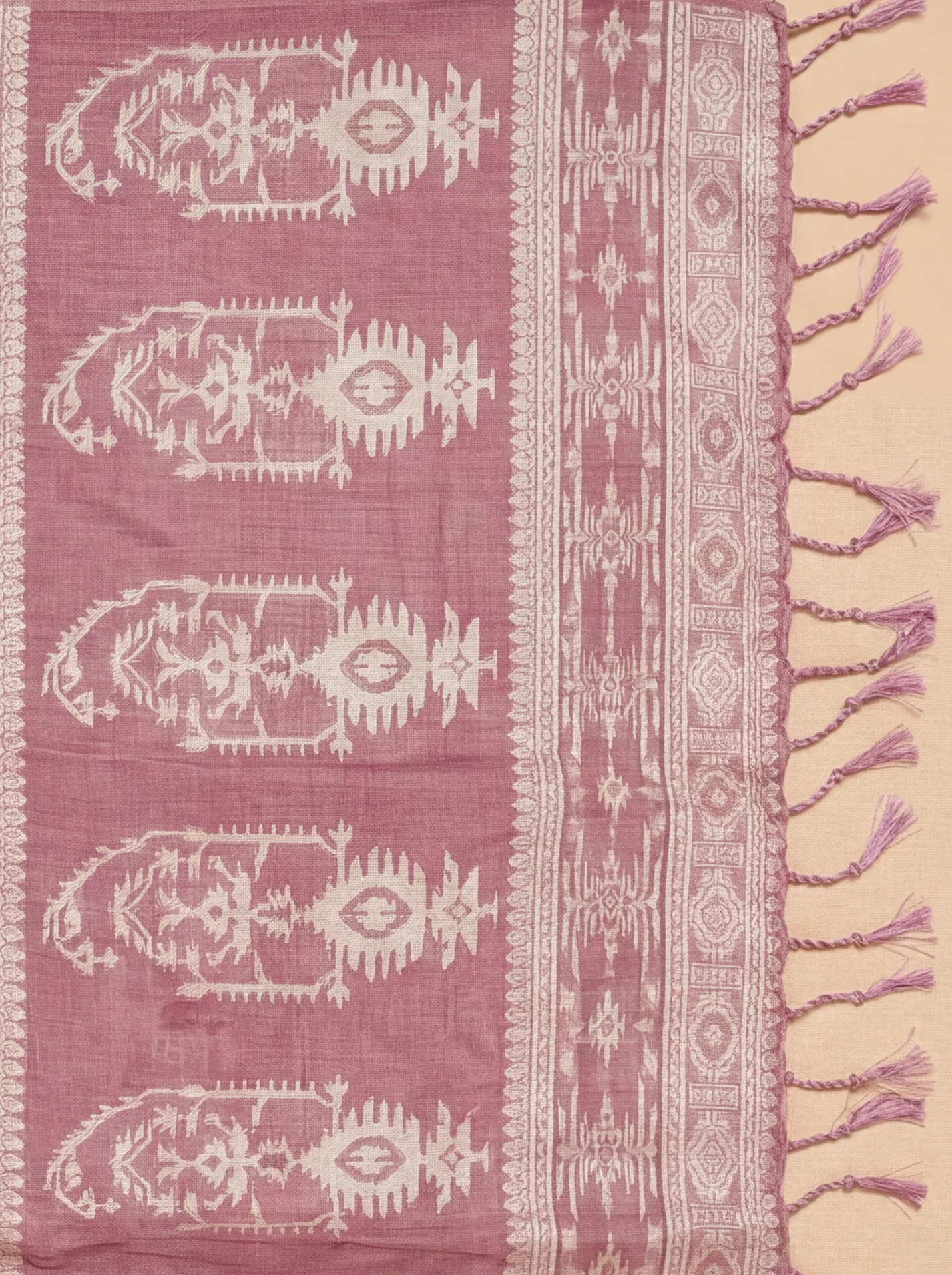 Women Pink Spun Poly Saree SP05