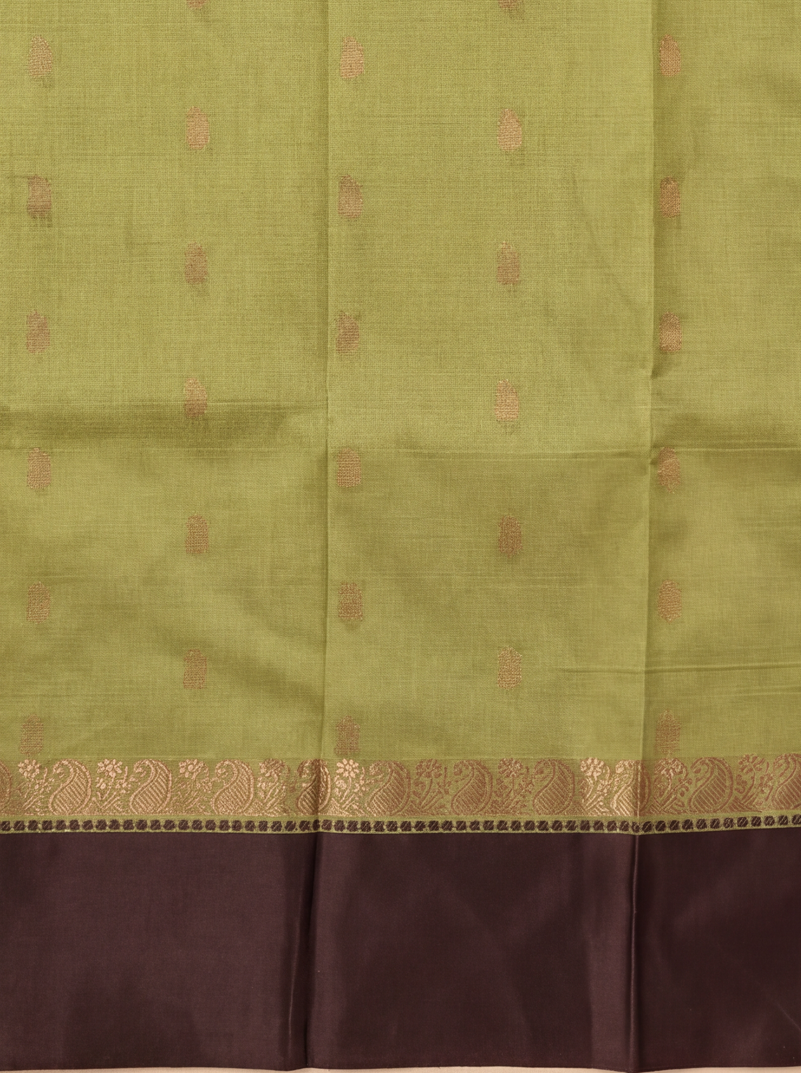 Women Art Silk Mustard Green Saree ASS146