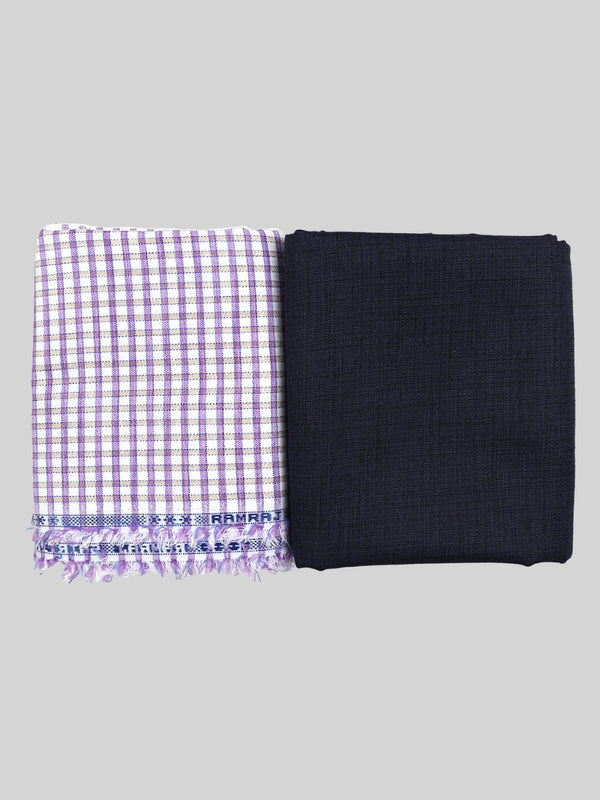 Cotton Checked Shirting & Suiting Gift Box Combo SS90