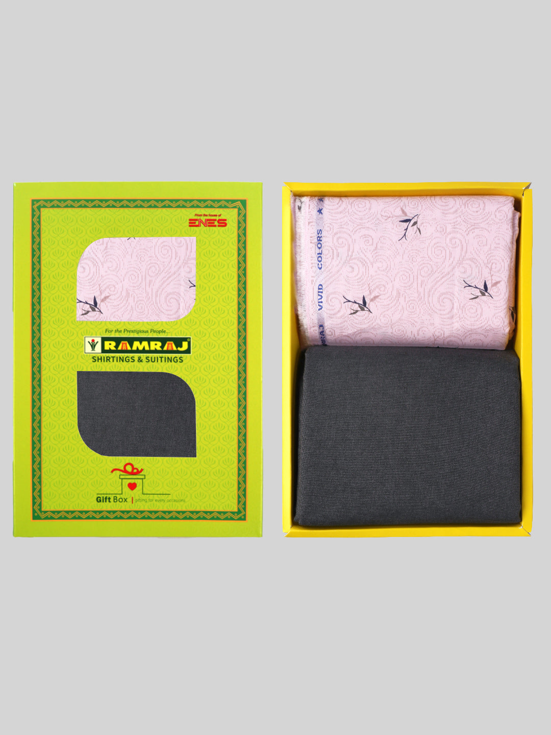 Mens Cotton Printed Shirting & Suiting Gift Box SS159