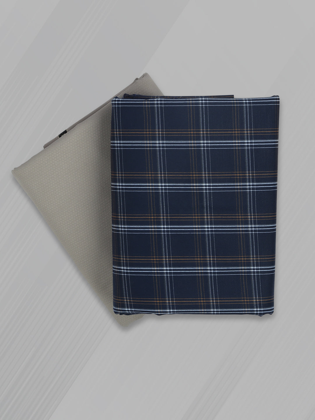 Cotton Blend Checked Shirting & Suiting Gift Box SS237