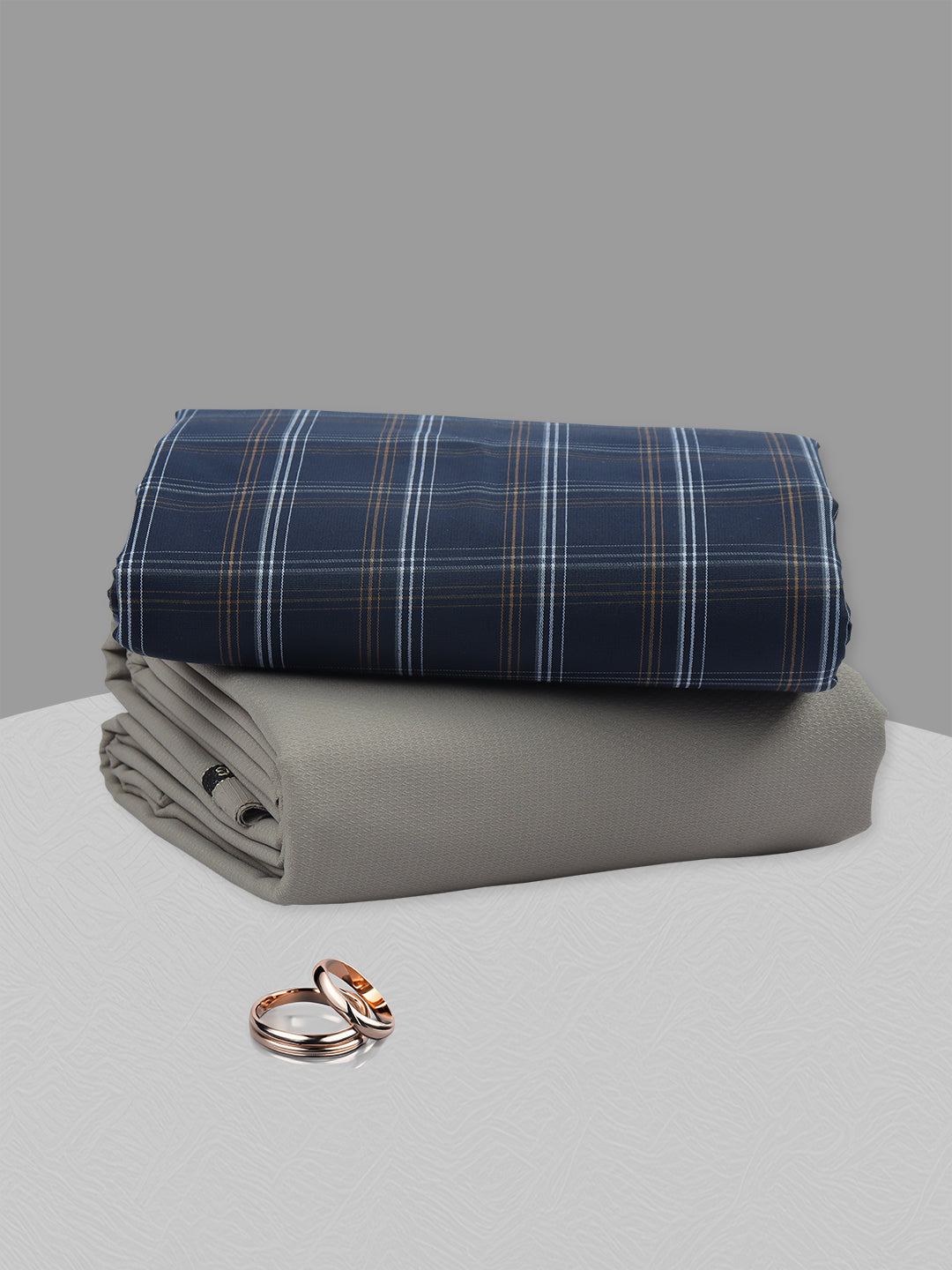 Cotton Blend Checked Shirting & Suiting Gift Box SS237