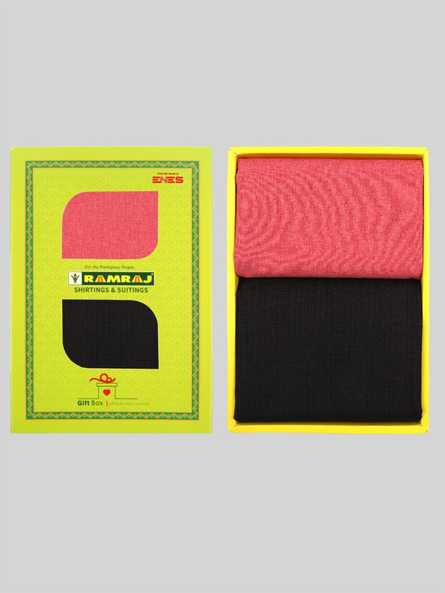 Cotton Plain Shirting & Suiting Gift Box Combo SS105-Ad vert