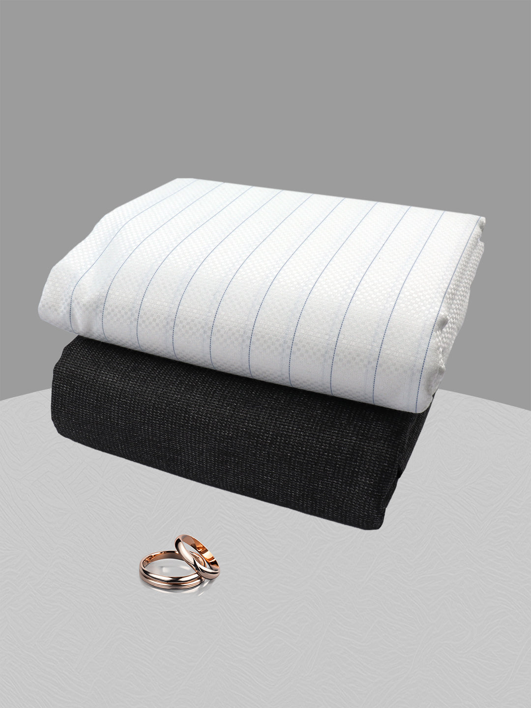 Men Cotton Striped Shirting & Suiting Gift Box SS189