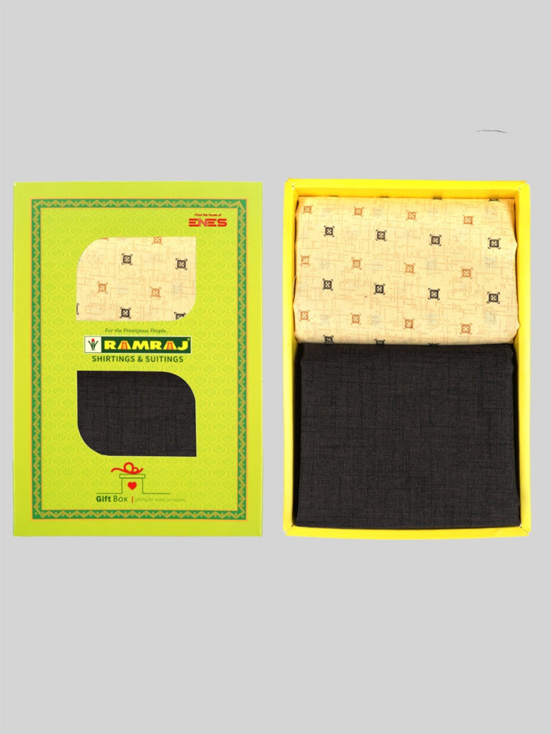 Cotton Printed Shirting & Suiting Gift Box Combo SS102