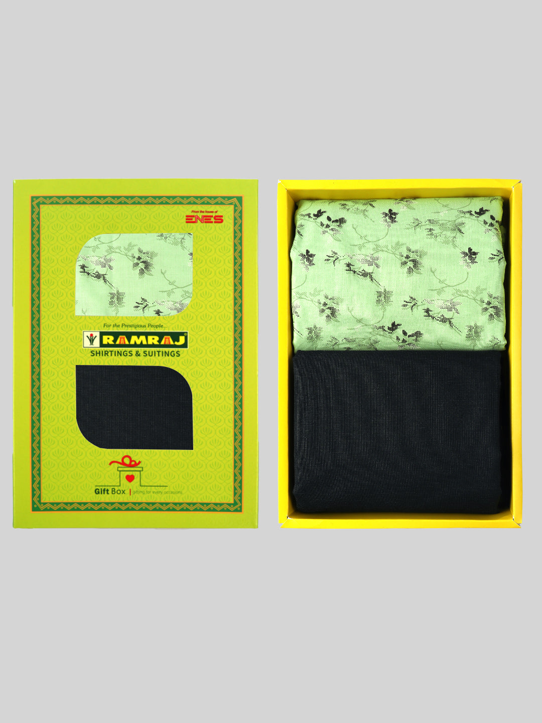 Mens Cotton Printed Shirting & Suiting Gift Box SS155