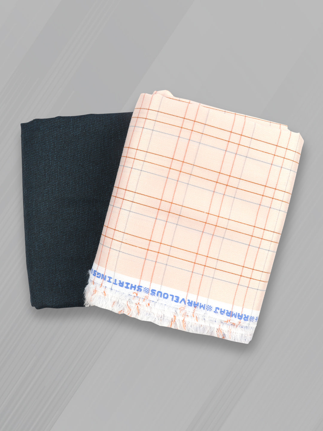 Cotton Blend Checked Shirting & Suiting Gift Box SS235