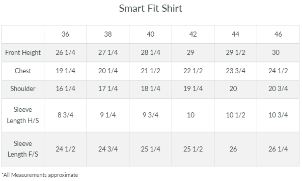 Mens 100% Pure Linen White Shirt Half Sleeves 5090-Size chart