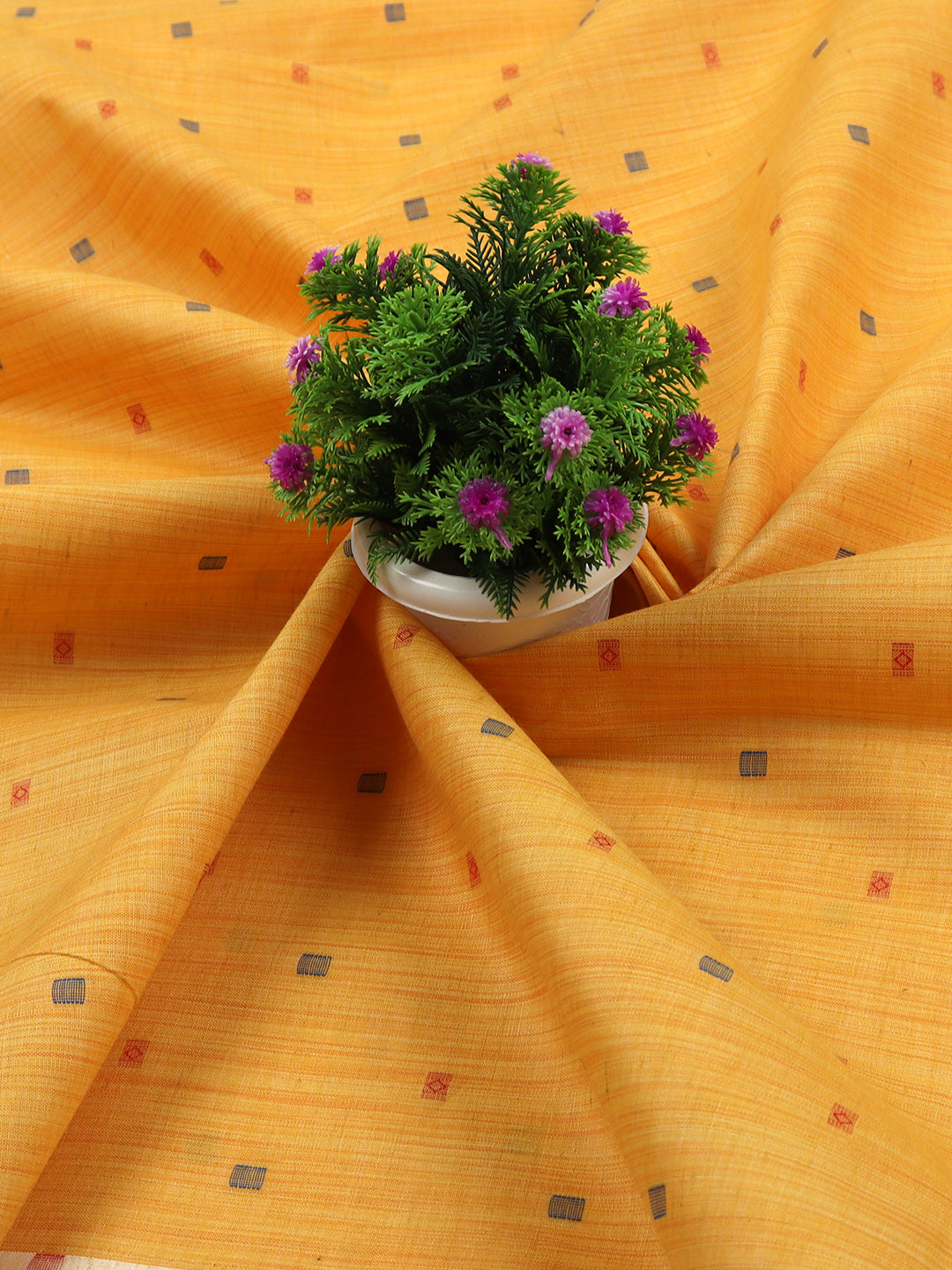 Cotton Colour Yellow Printed Shirt Fabric High Style
