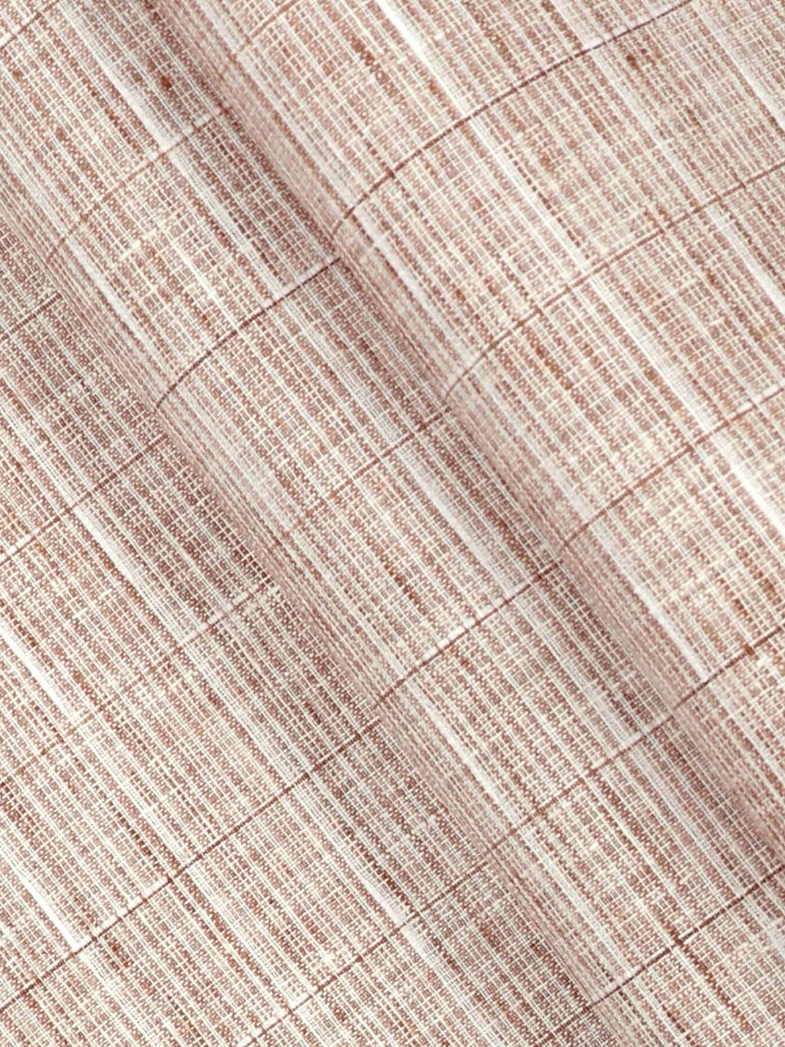 Cotton Colour Stripe Shirt Fabric Brown High Style-Pattern view