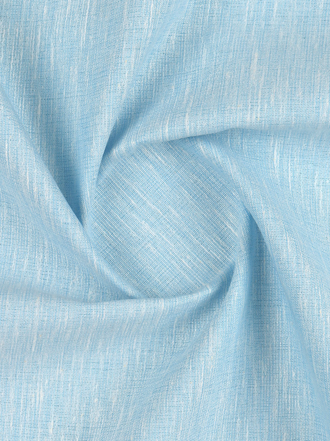 Men Cotton Blend Plain Shirt Fabric Blue Variety
