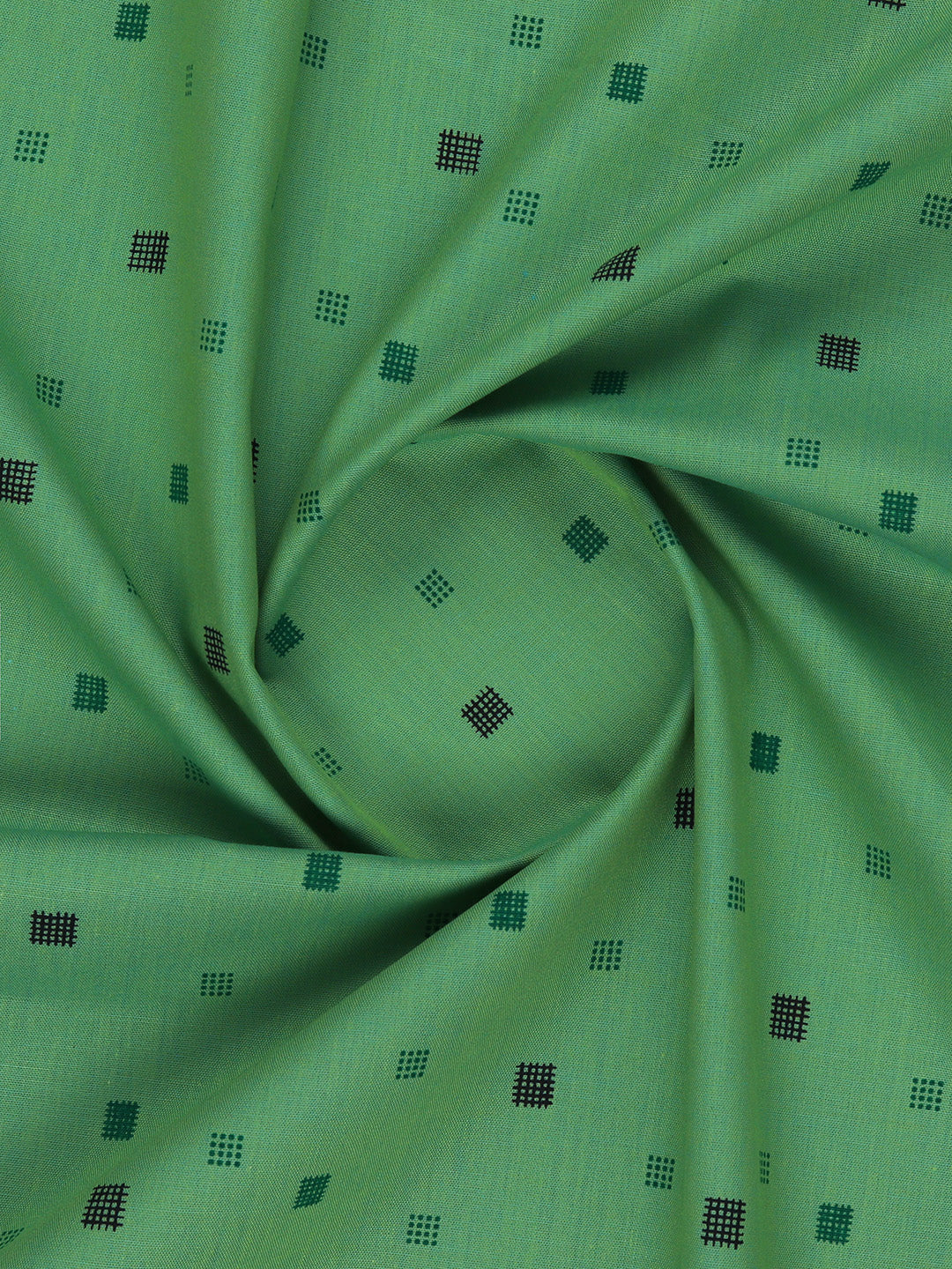 Men Cotton Blend Printed Shirt Fabric Mint Green Variety