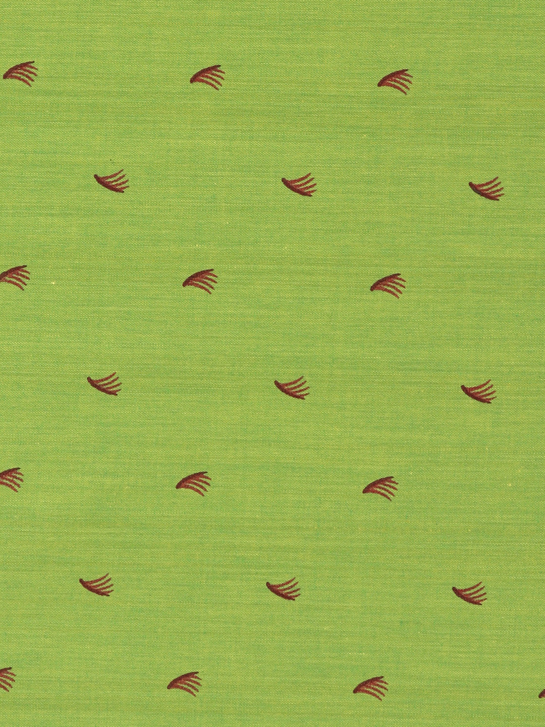 Men Cotton Blend Printed Shirt Fabric Green Variety