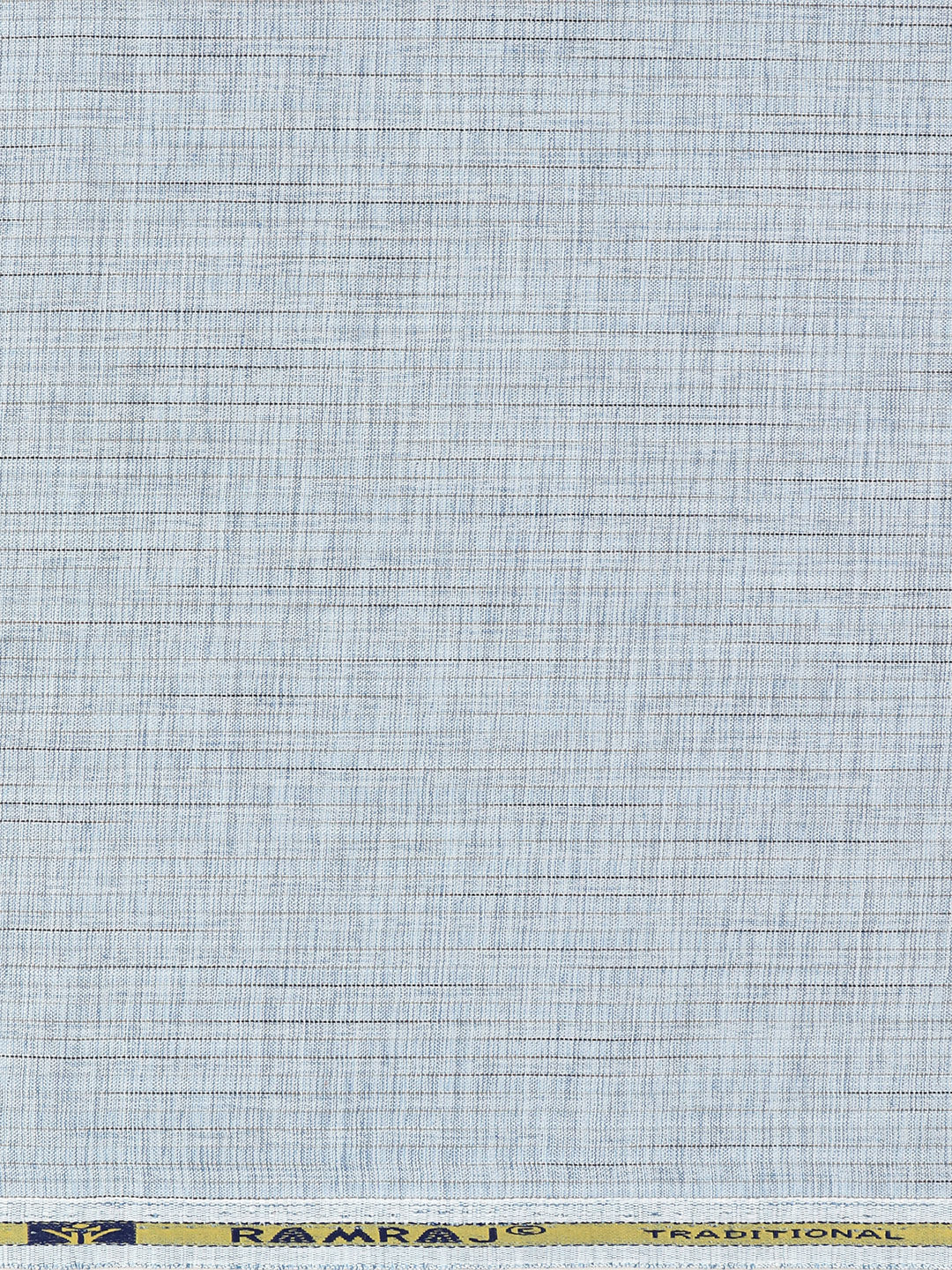 Men Cotton Blend Striped Shirt Fabric Blue Variety