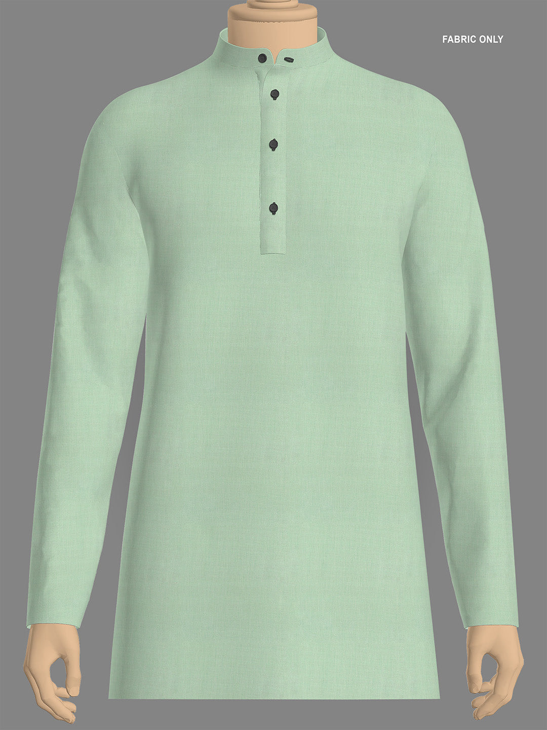 Men Tissue Kurta Fabric Green Sankalpam