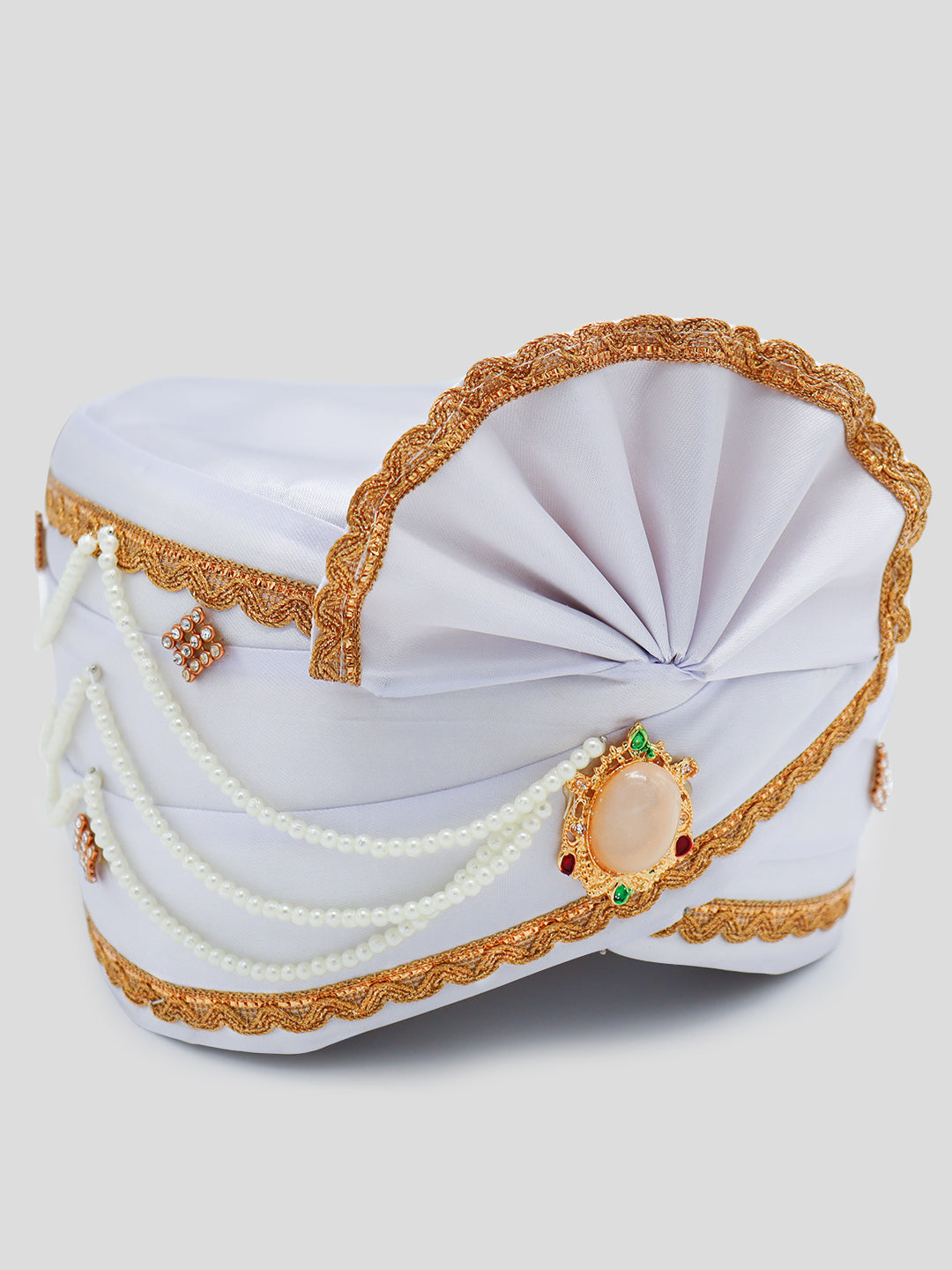 Traditional Silky Style Wedding Turban  - 85