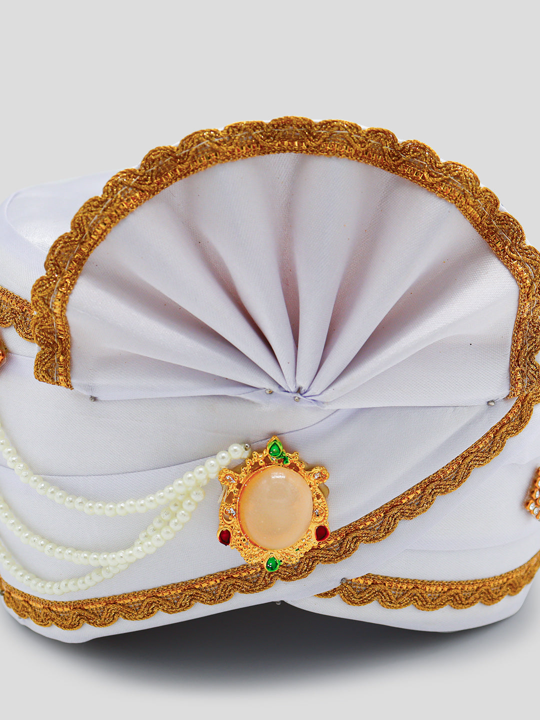 Traditional Silky Style Wedding Turban  - 85