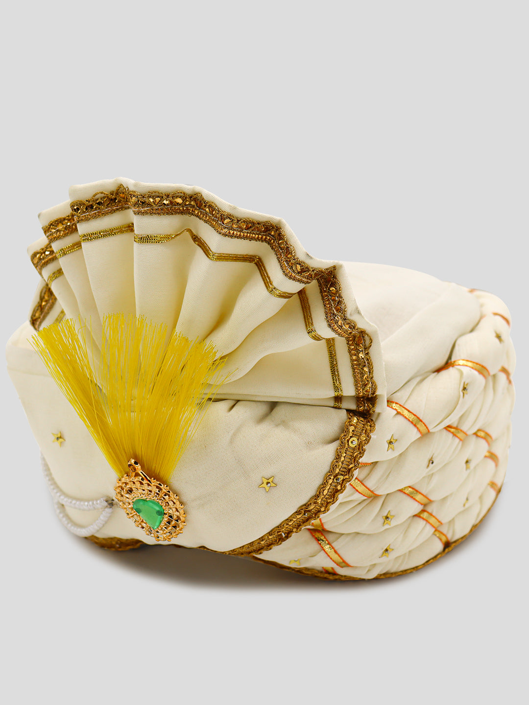Traditional Silky Style Wedding Turban  - 76