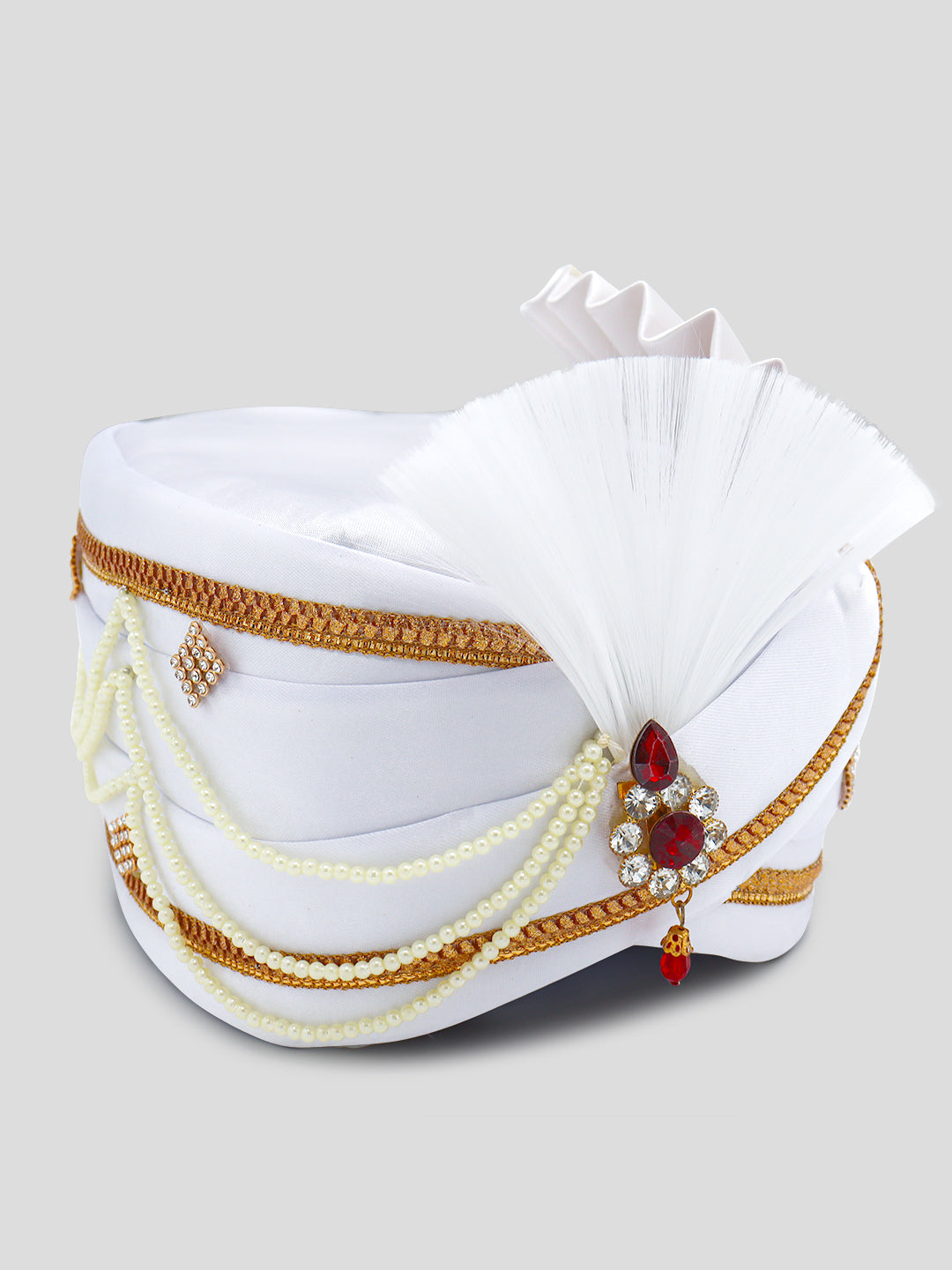 Traditional Silky Style Wedding Turban  - 84