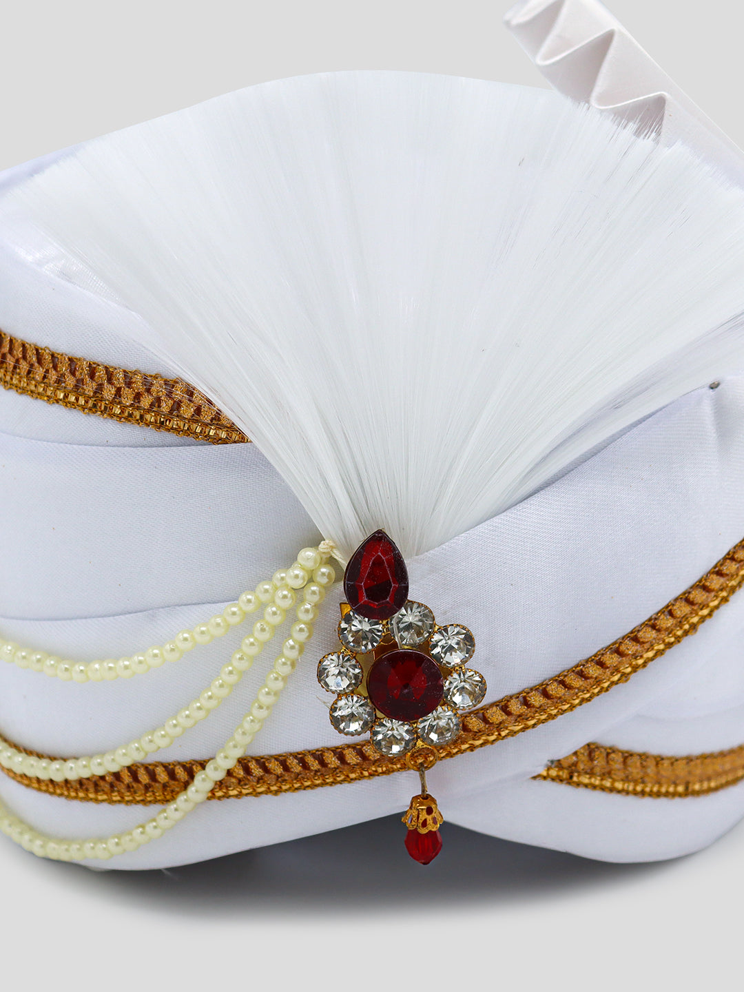 Traditional Silky Style Wedding Turban  - 84