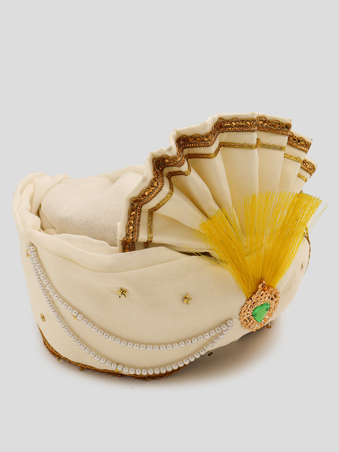 Traditional Silky Style Wedding Turban  - 76