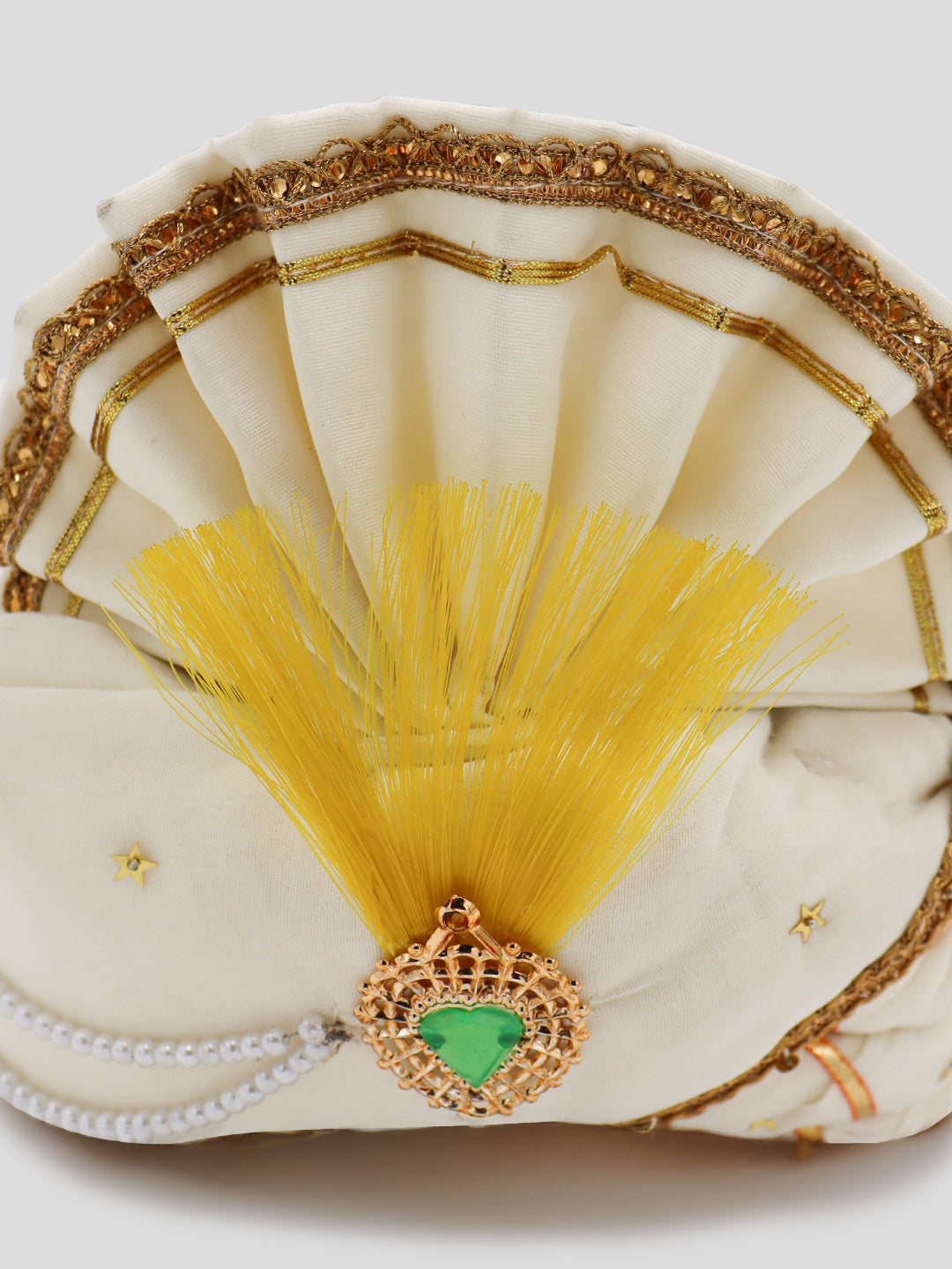 Traditional Silky Style Wedding Turban  - 76