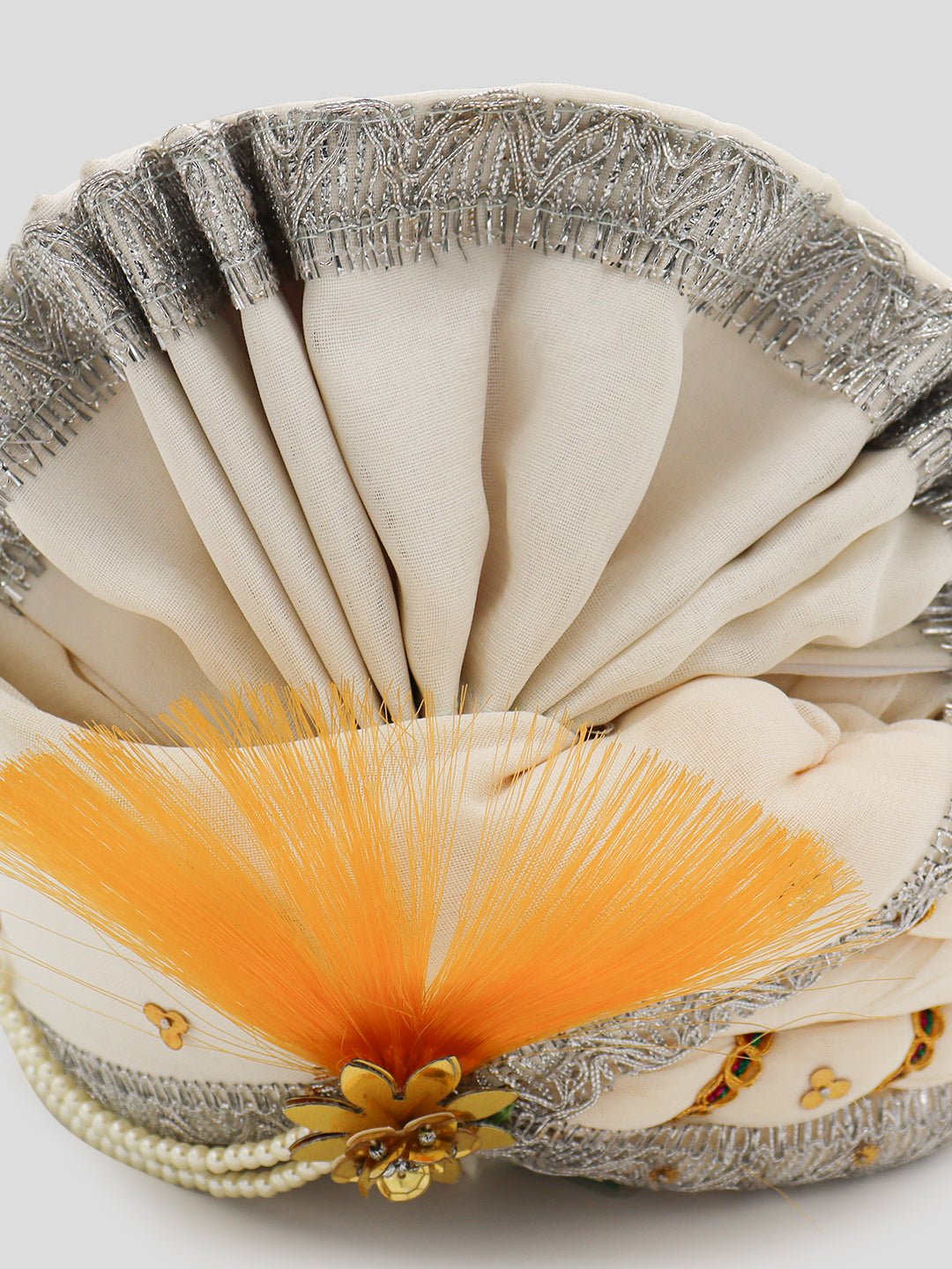 Traditional Silky Style Wedding Turban  - 75