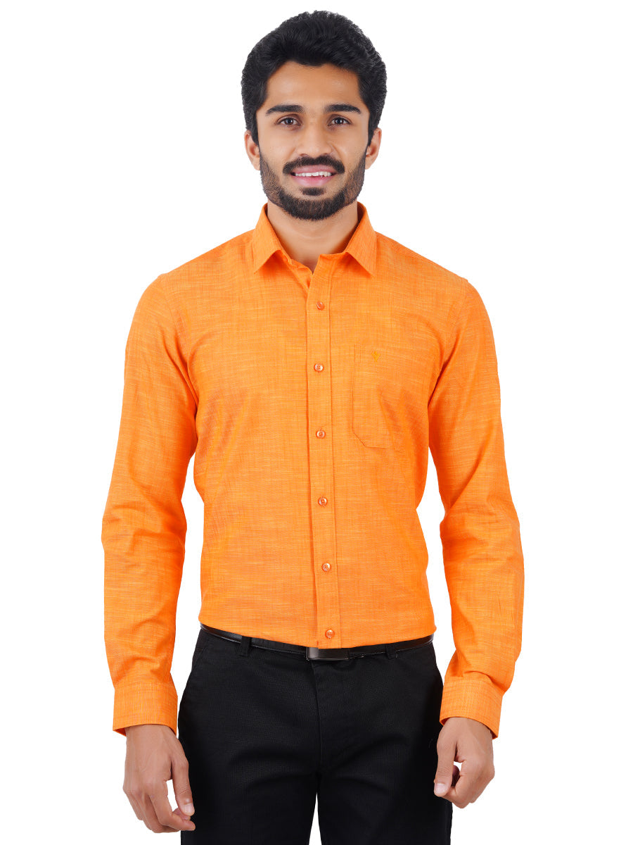 Mens Formal Shirt Dark Orange CL2 (GT7)