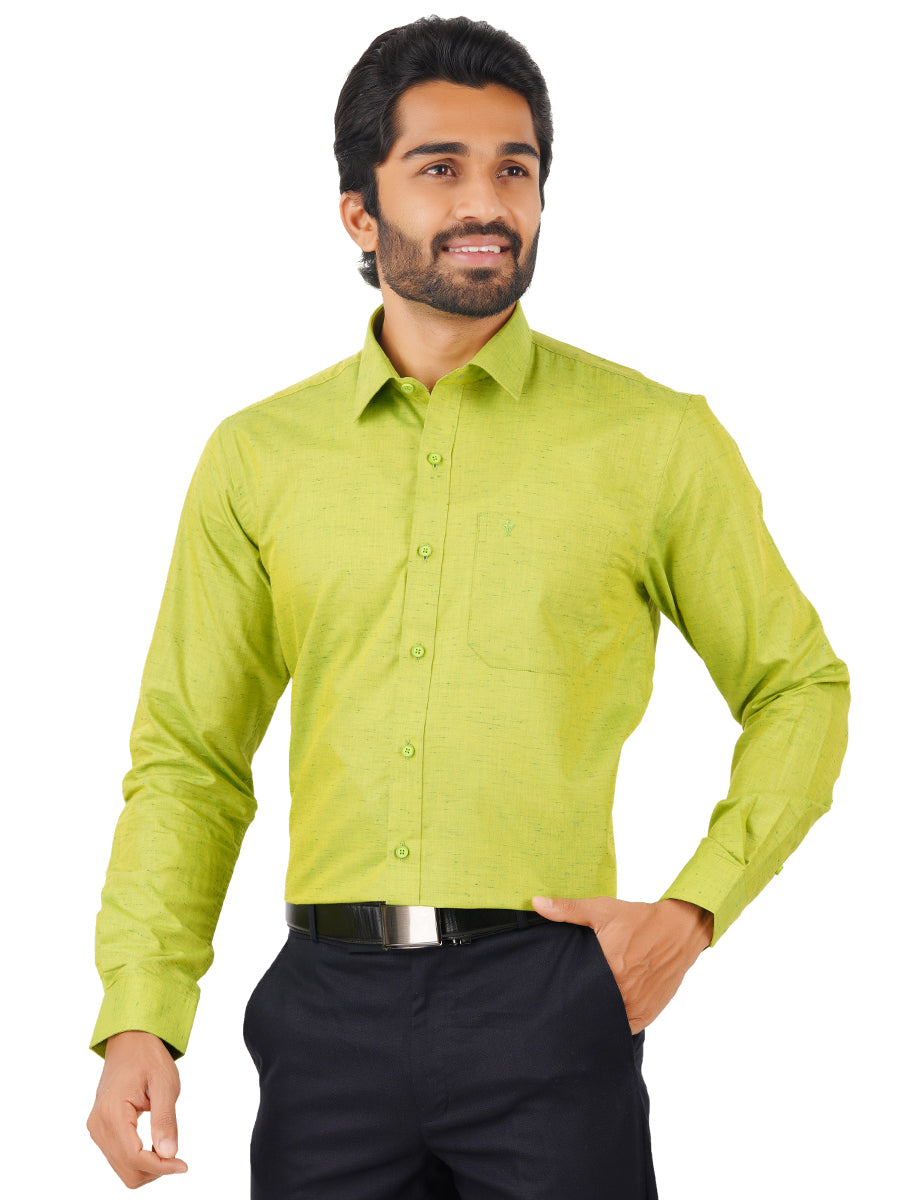 Mens Formal Shirt Green  T16 CO4