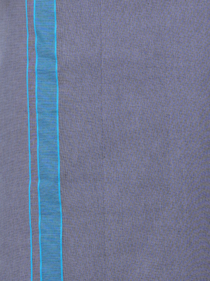 Mens Grey Lungi with Fancy Border Mystyle Colour 3