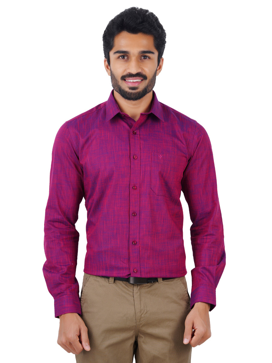 Mens Formal Shirt Purple CL2 (GT4)