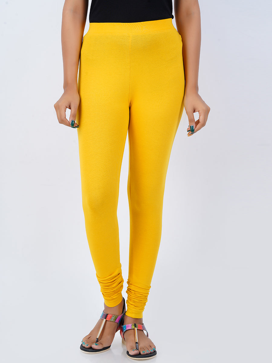 Stratchable Material Churidar Comfort Legging, Size: Free Size at