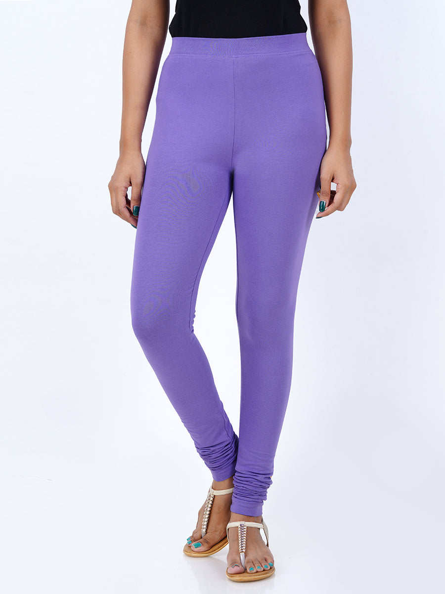 Buy RAINY FLOWERS Women Purple Solid Cotton Blend Pack Of 7 Churidar Legging  (Xxl) Online at Best Prices in India - JioMart.