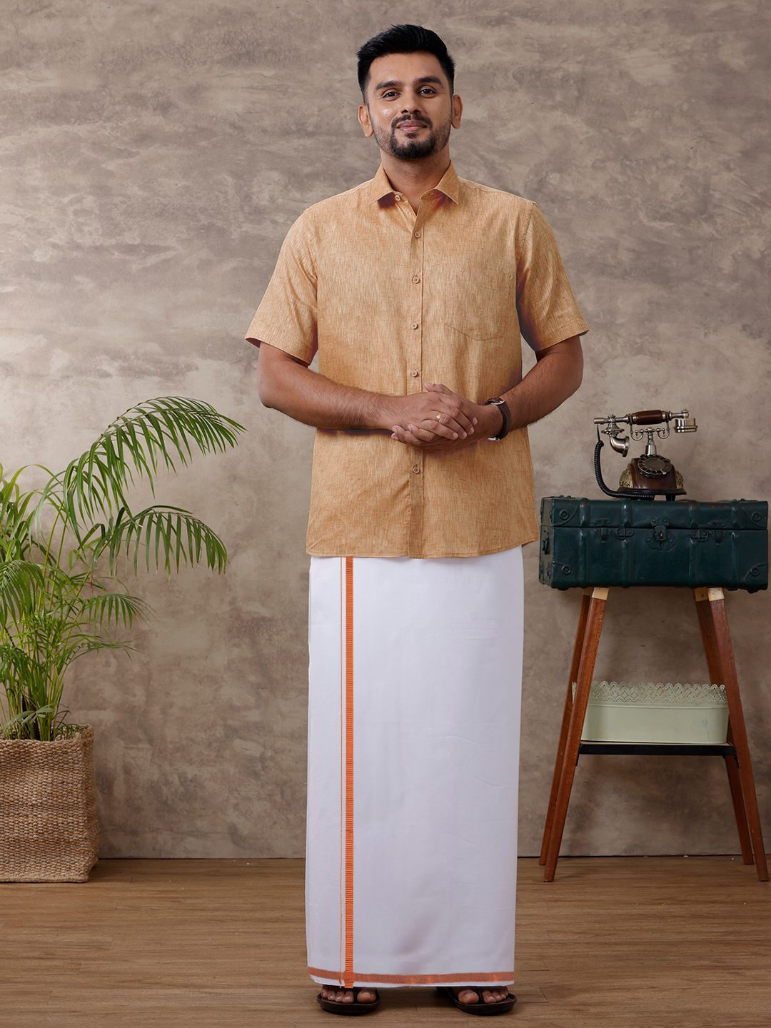 Vetti Vaaram Dhoti and Shirt Set V7