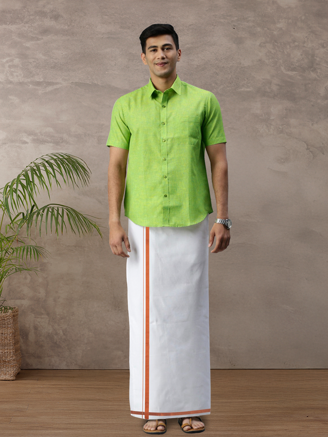 Vetti Vaaram Dhoti and Shirt Set V9