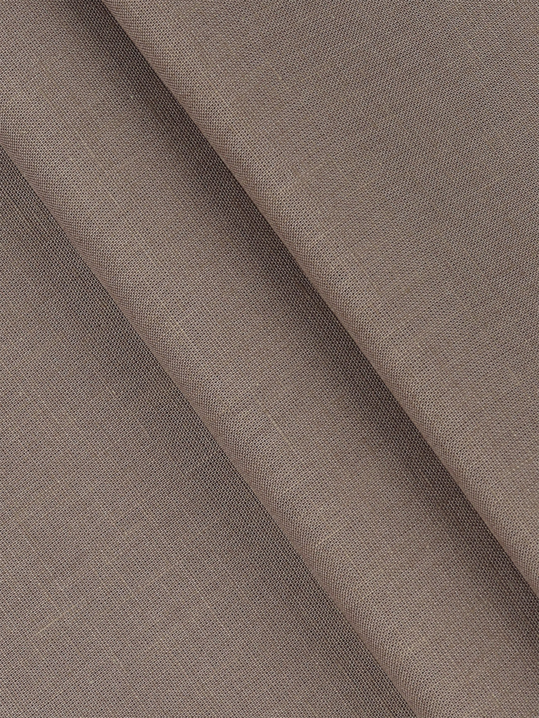 Cotton Blend Plain Shirt Fabric Brown Sun Shine