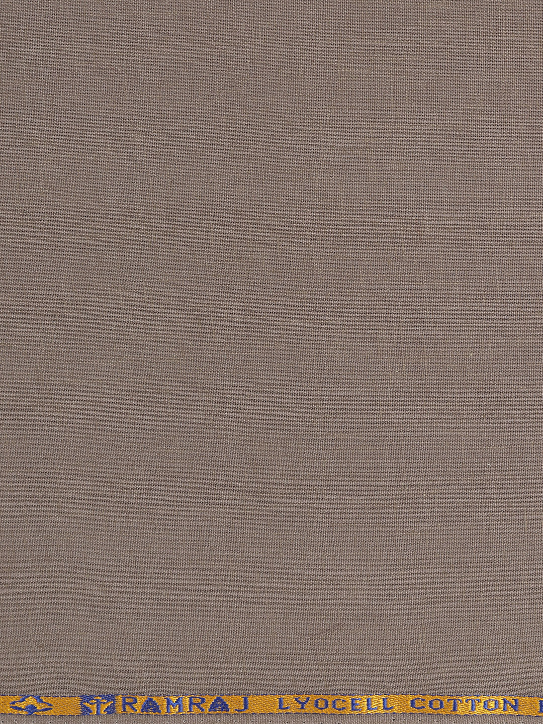 Cotton Blend Plain Shirt Fabric Brown Sun Shine