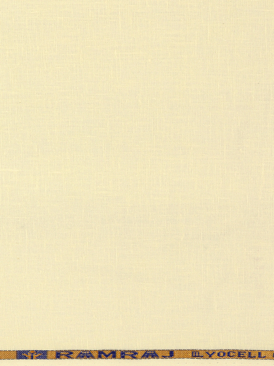 Cotton Blend Plain Shirt Fabric Yellow Sun Shine
