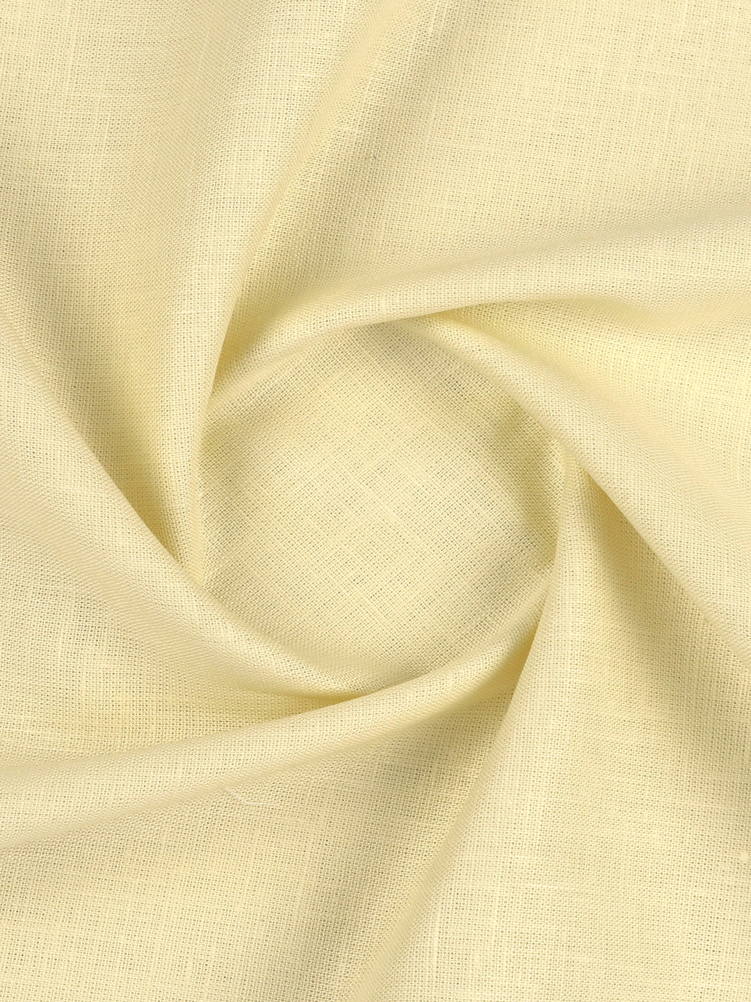 Cotton Blend Plain Shirt Fabric Yellow Sun Shine
