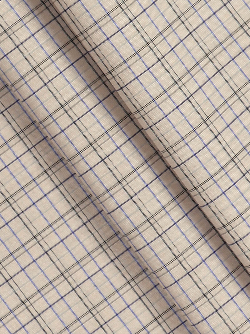 Cotton Sandal Colour Checked Shirt Fabric Candy Colour