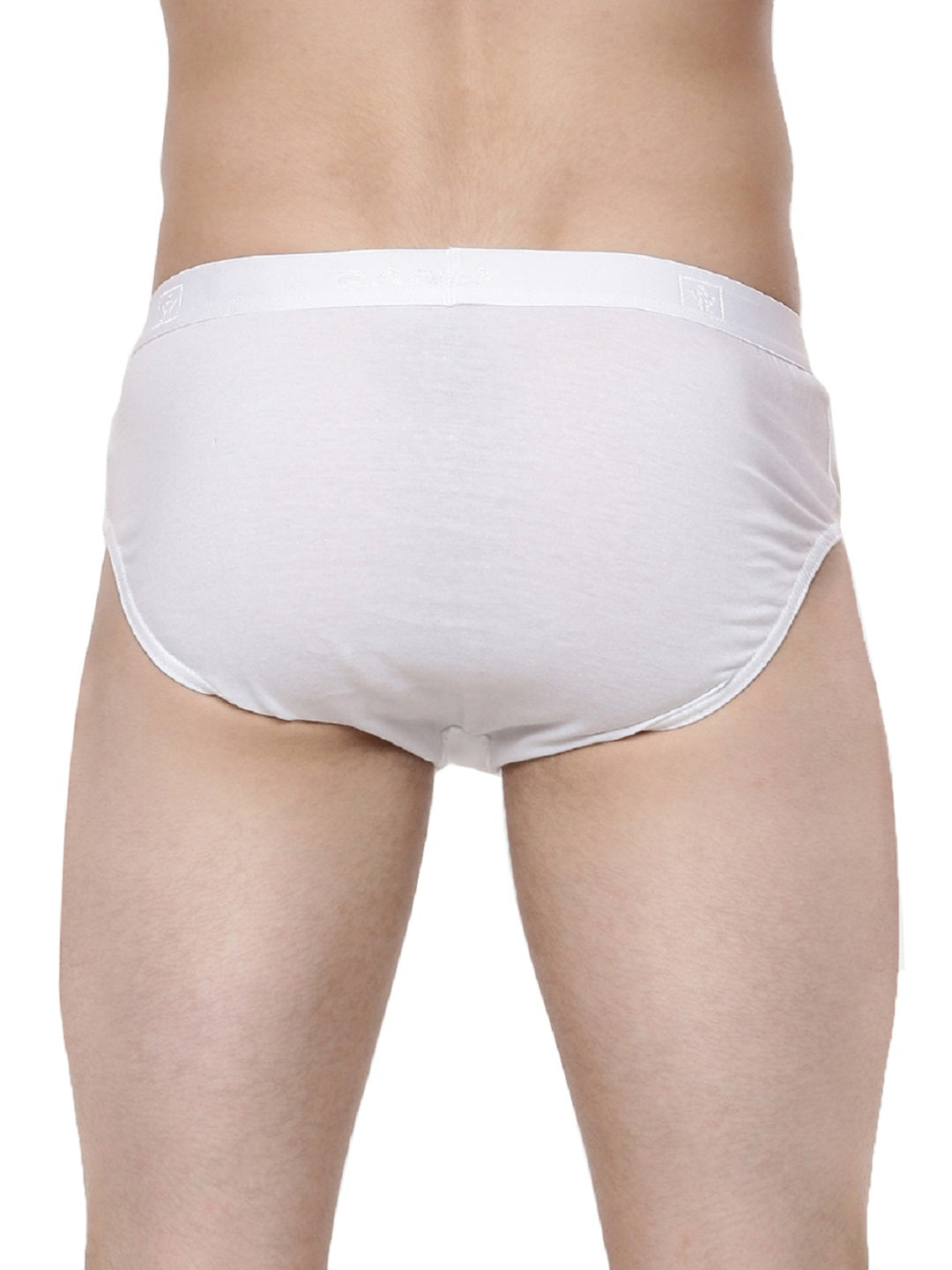 Men's Outer Elastic Black & White Briefs Suriya (2Pcs Pack)