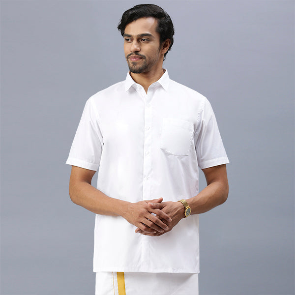 White Shirts for Men, Formal and Casual Wear