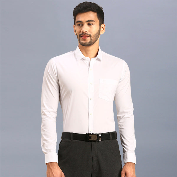 Buy White Shirts Online | Buy Plain White Shirts For Men | Ramraj Cotton