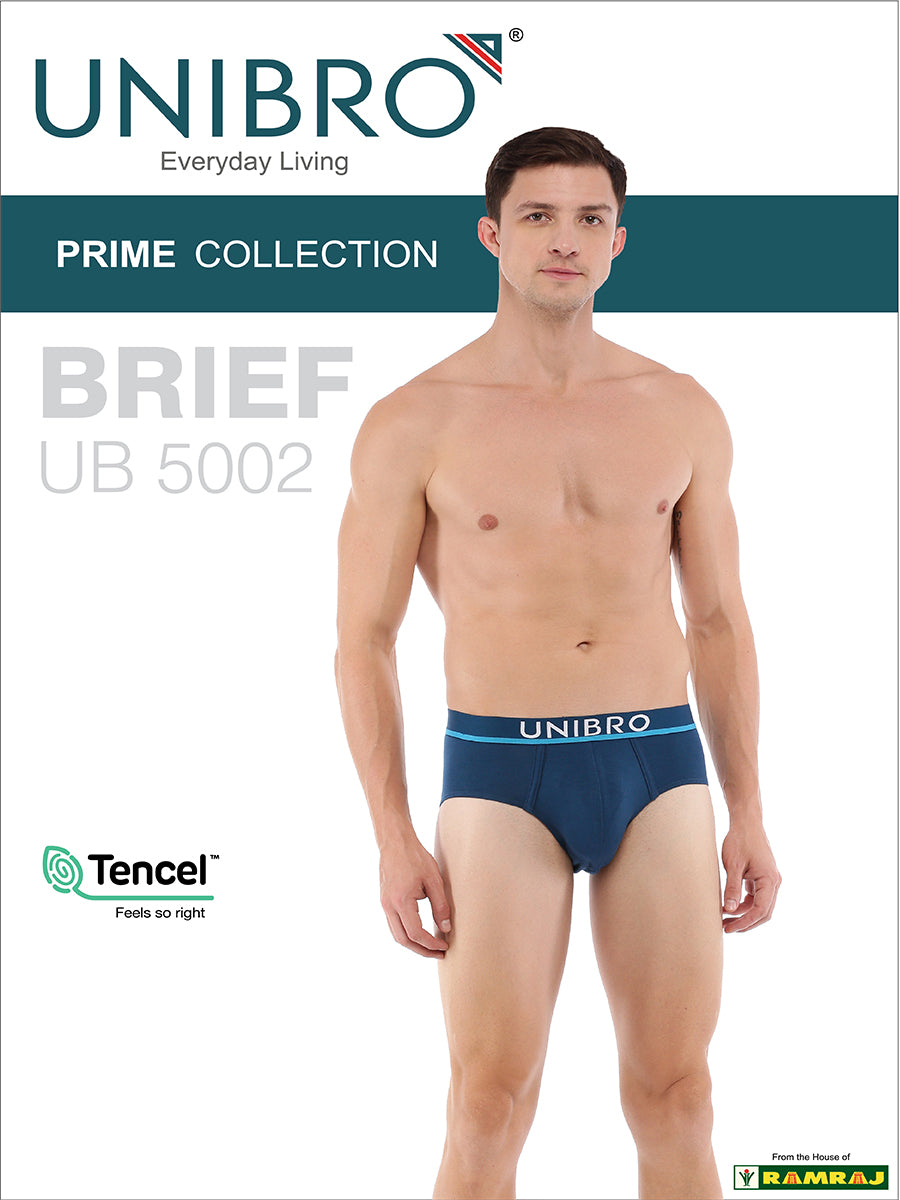 Mens Premium Brief with Outer Elastic TENCEL™ Modal Fiber Fabric