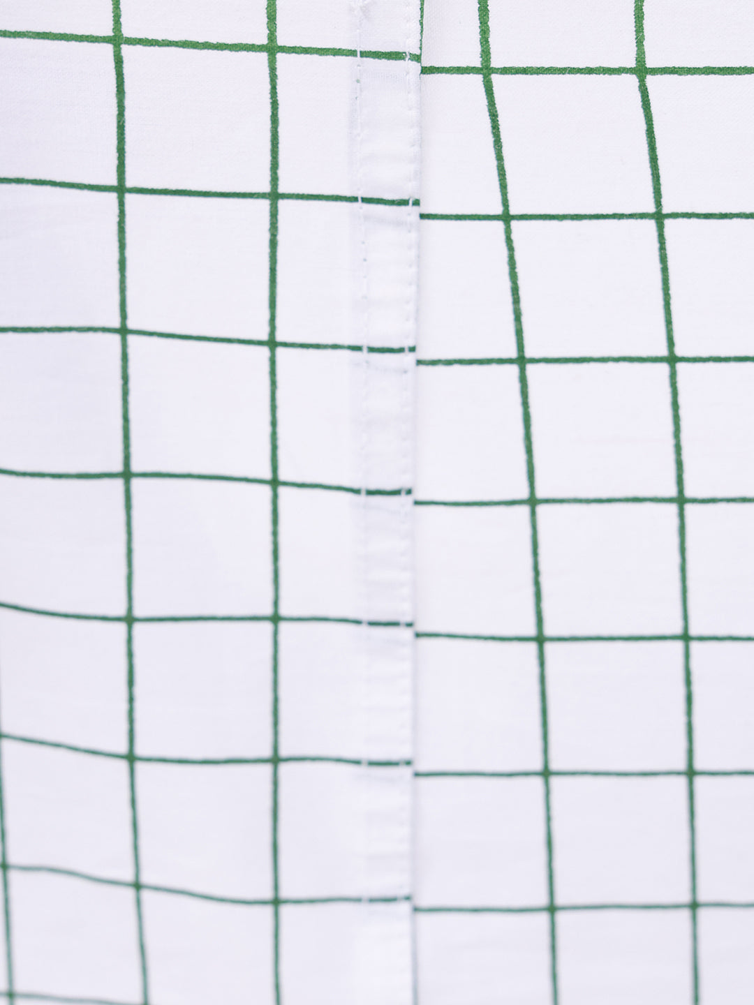 Men 100% Cotton Single Layer White Stitched Lungi Shalimar 2M